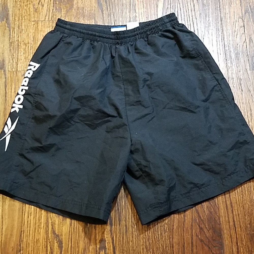 (M) Reebok Black Swim Trunks